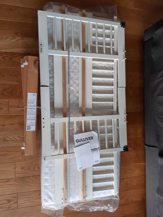 Łóżko dla dziecka 70x160 IKEA Kritter + Materac Dziecięce Transport