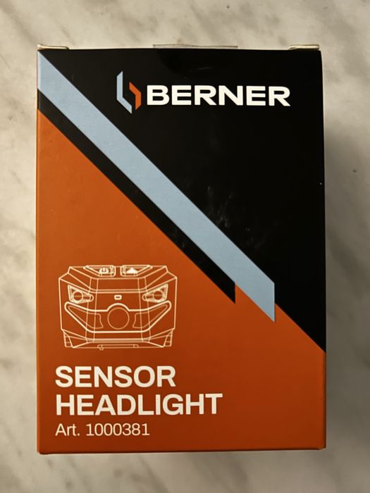 Berner Latarka czolowa Sensor Headlight !!! Nowa !!!