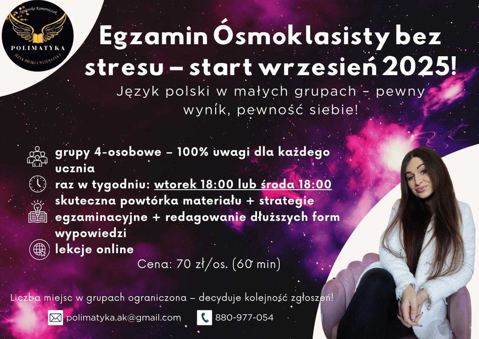 Korepetycje z matematyki z nauczycielką