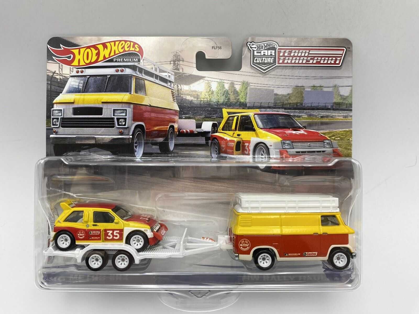 hot wheels premium MG METRO 6R4 team transport cars culture