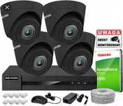 Zestaw do monitoringu IP 4xIPCAM-T4 4MPx Hikvision Montaż Oleśnica