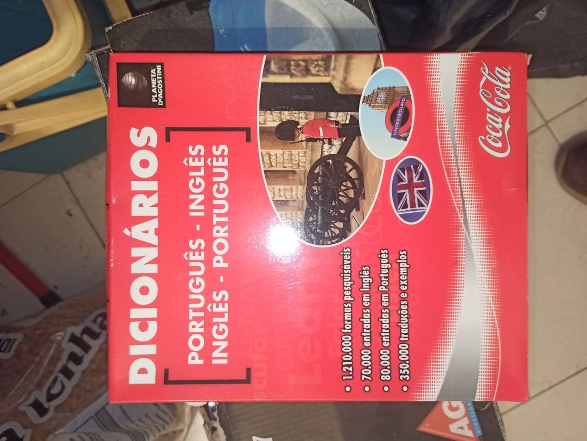 Dicionário inglês português/português inglês Edicao Coca-cola Vintage