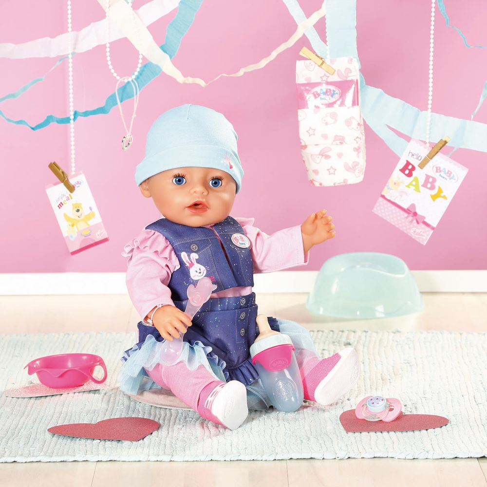 Лялька Baby Born - Джинсовий стиль крихітки 836385
