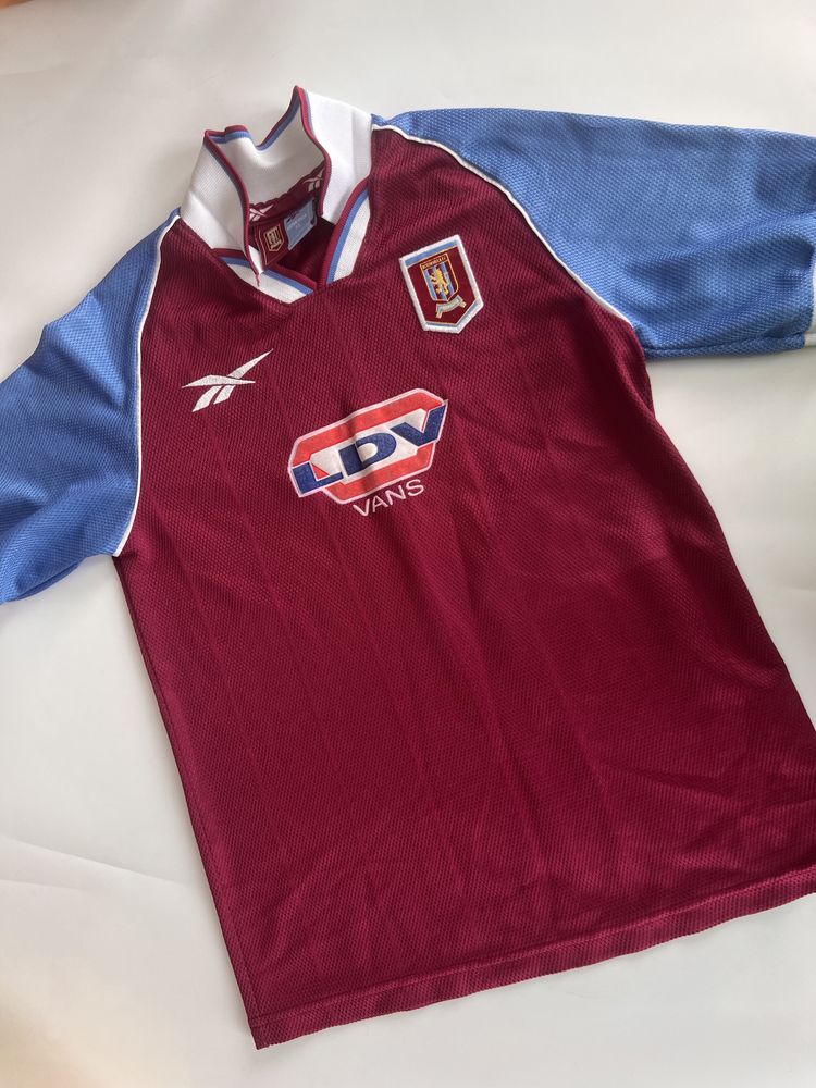 Оригінальна ретро футболка Reebok Aston Villa 1998/1999 року(дитяча)