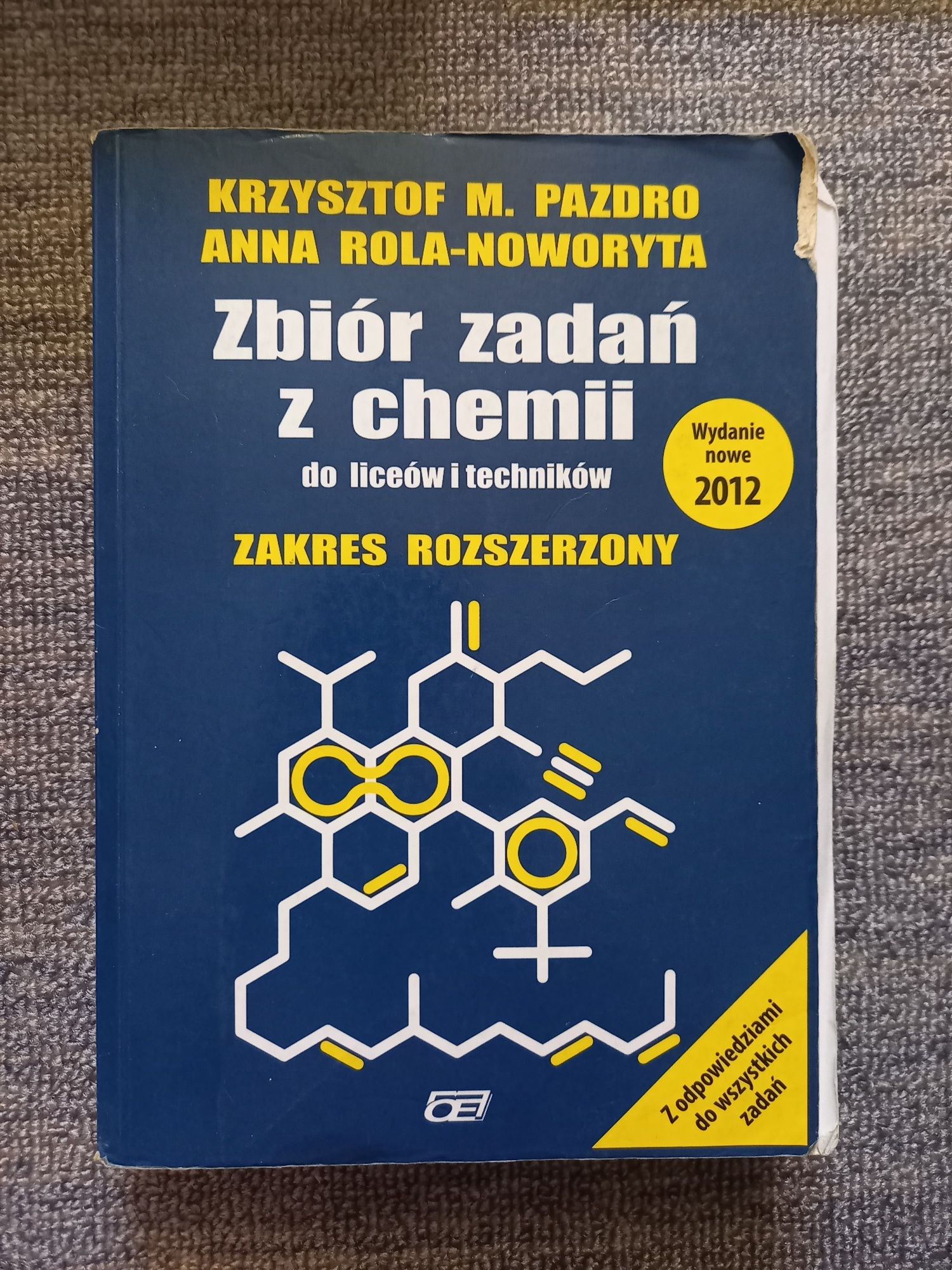 Zbiór zadań z chemii dla liceów i technikum, Krzysztof Pazdro