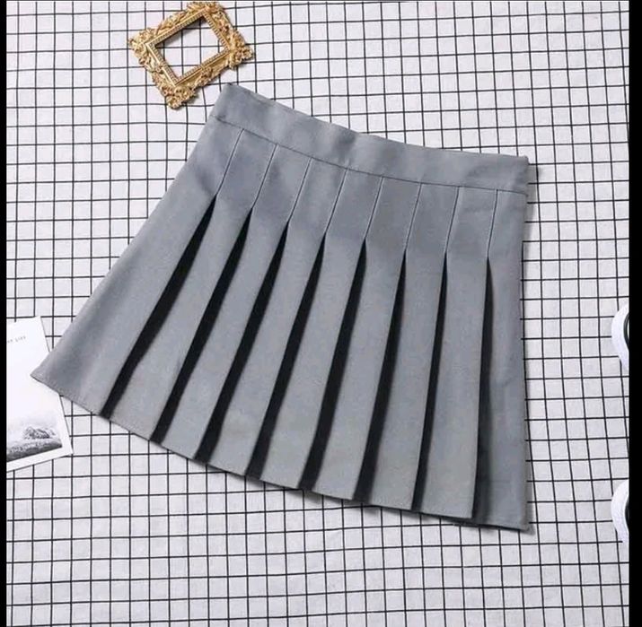 Юбка с шортами серая ХС-С