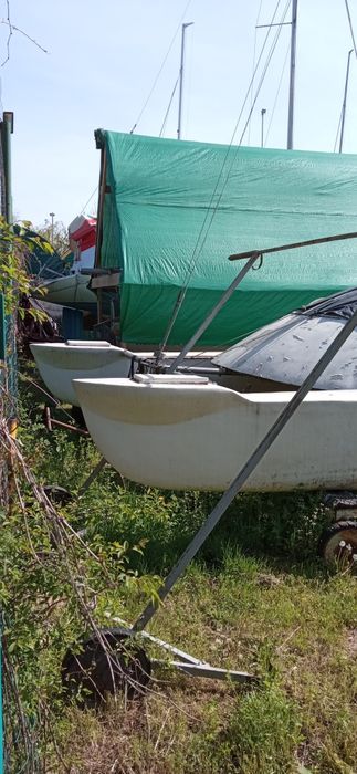 Яхта “Икар"катамаран переделанное торнадо