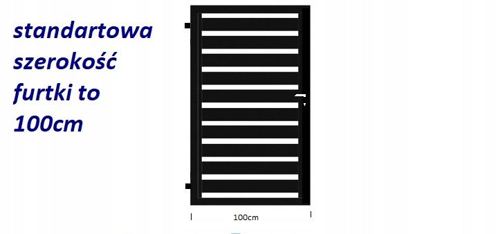 Furtka , palisadowa , kompletna do montażu , Producent