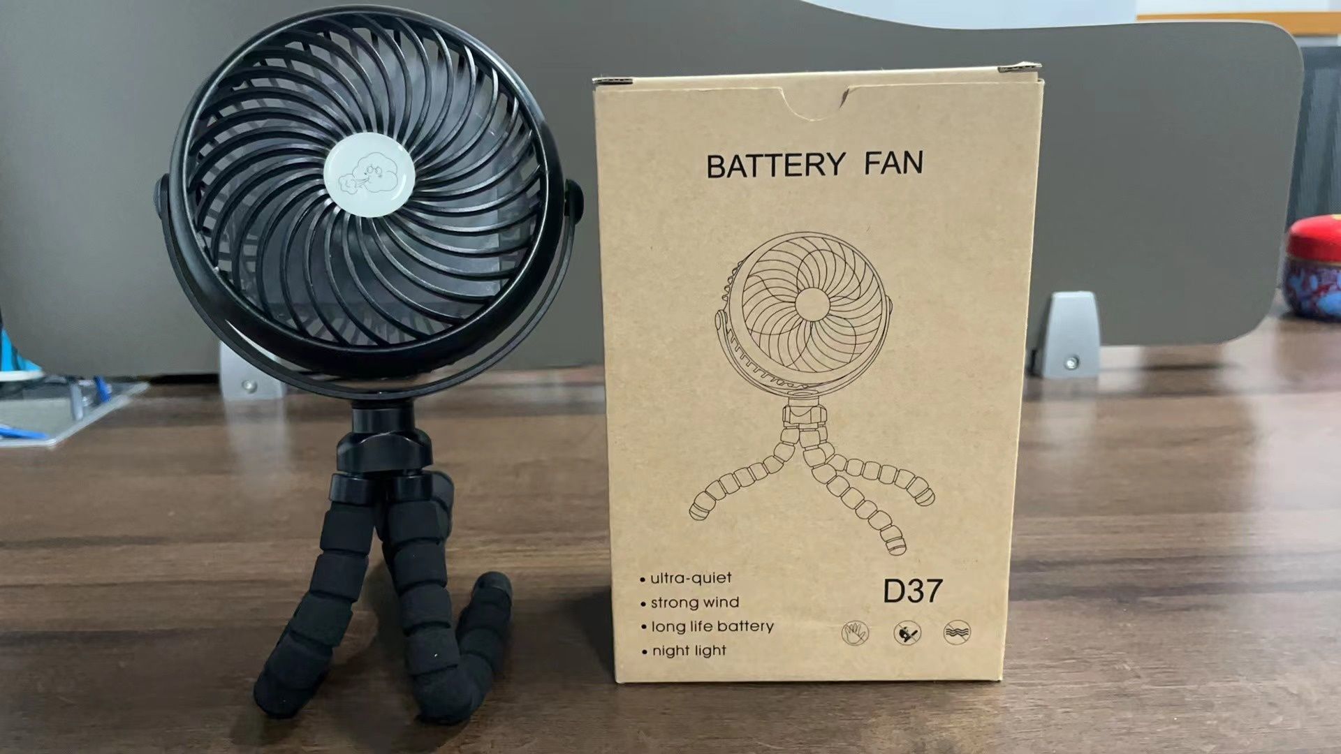 Mini wentylator USB akumulatorowy, Idealny do grilla