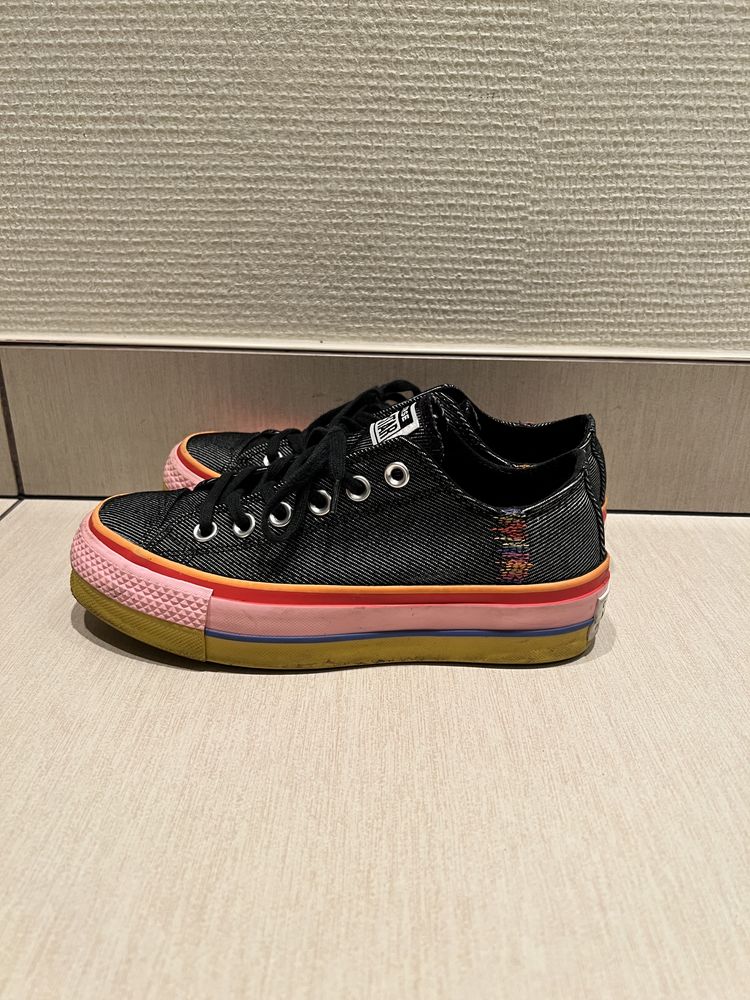 Converse All Star trampki niskie na platformie rozm 36