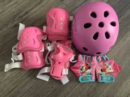 Детский шлем, комплект защиты для роликов/велосипеда