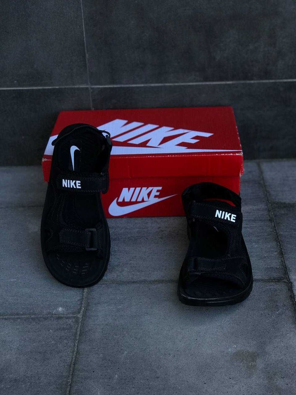 Сандали NIKE мужские Черные ультралегкие Гарантия! Найк летние Новинка