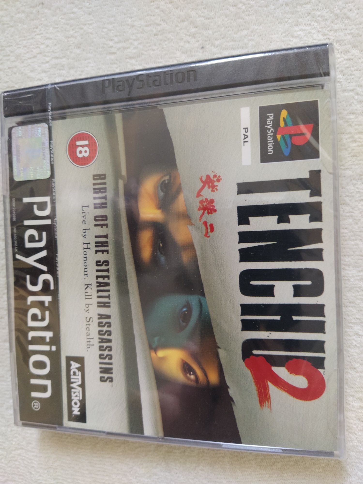 Ps1 psx one PlayStation Tenchu 2 3xA FOLIA nowa folia pasek sony