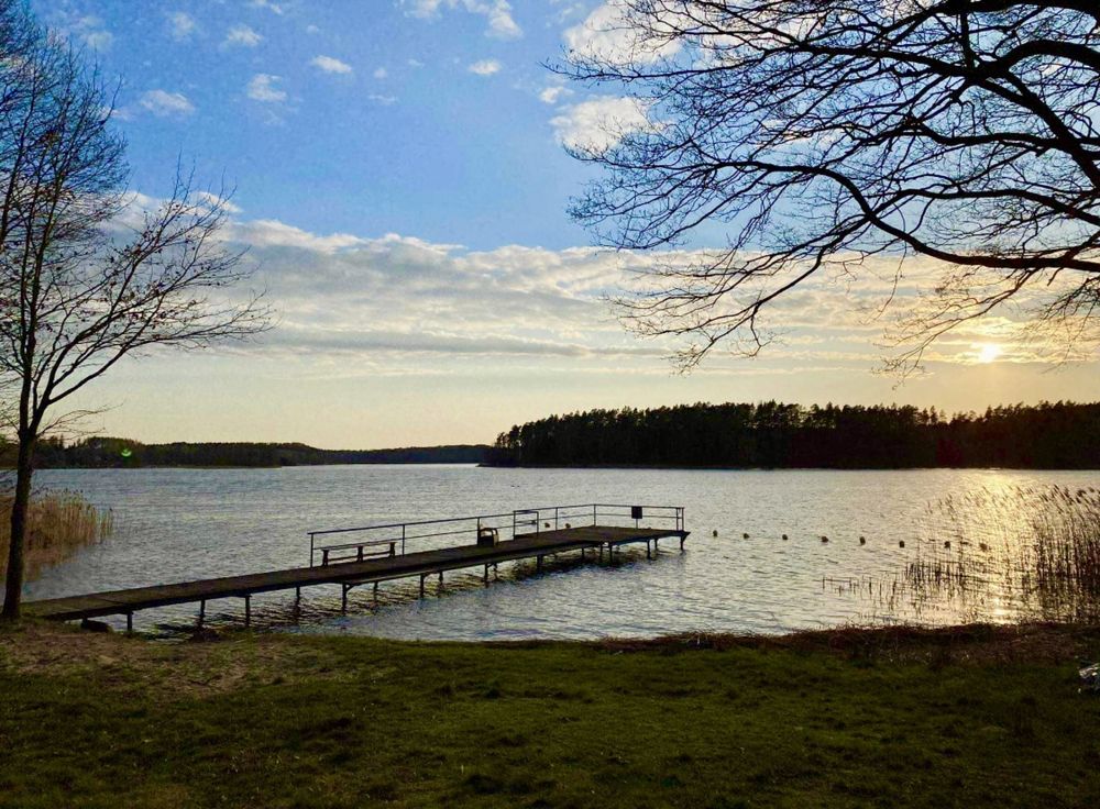 "Brzozówka" domek letniskowy Makowo k.Iławy jezioro Mazury, las