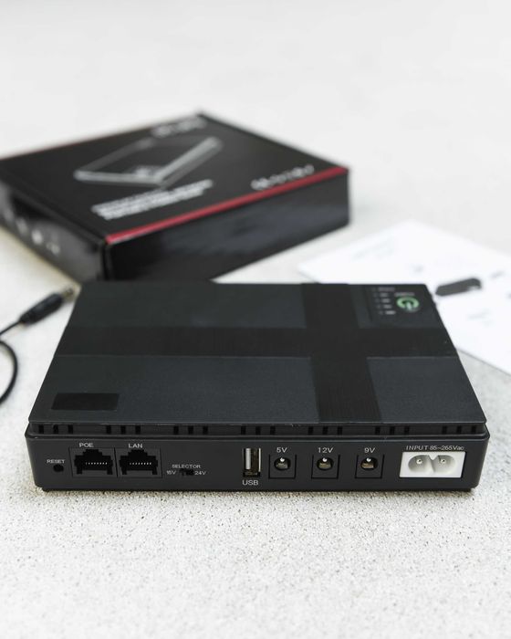 УПС / ДБЖ для роутера XoKo DC1018P DC UPS 10400 mAh Blac