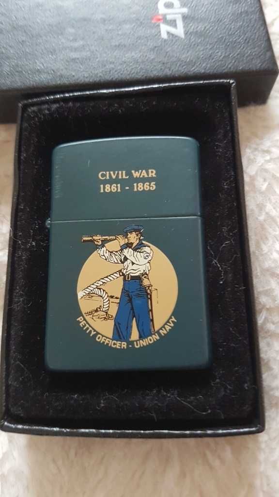 ZAPALNICZKA ZIPPO Civil War 1861 -1865 UNION Navy