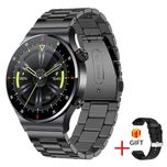 Смарт-годинник LIGE ECG+PPG Bluetooth black водонепроникний Уцінка
