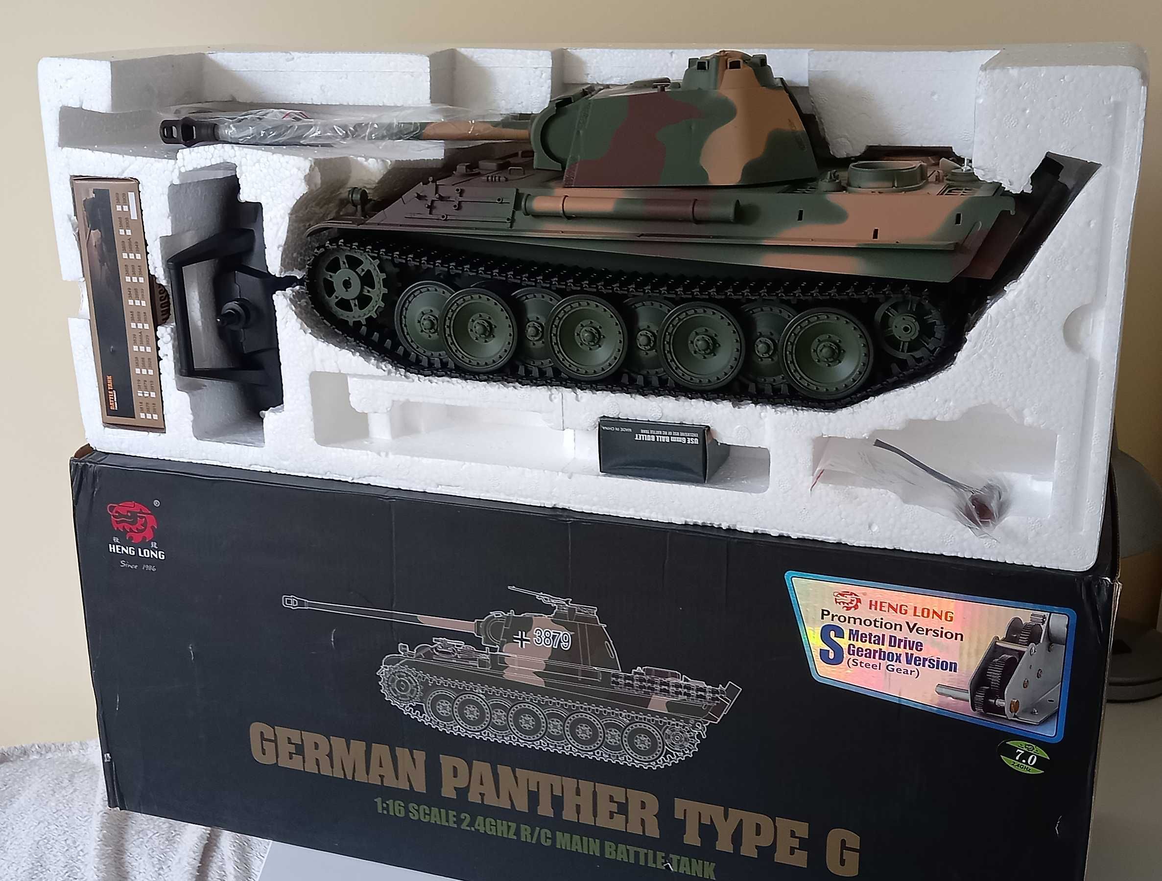 Panther G. 1:16 Heng Long Upgrade Version. Nowy! Pantera