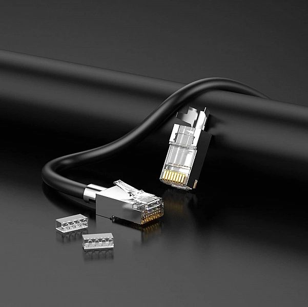 Ugreen 10x modularny wtyk wtyczka RJ45/8P8C Cat 6A / 7 (70316)