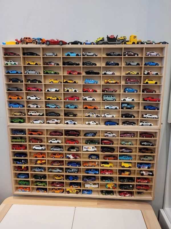 półka na RESORAKI hot wheels autka 1:64 regał ORGANIZER samochodziki