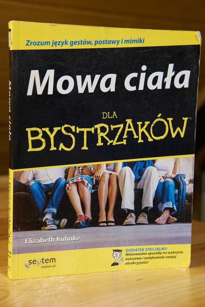 Książka - Mowa ciała dla bystrzaków - Elizabeth Kuhnke