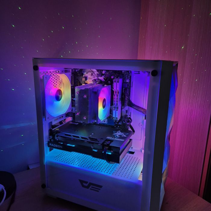 Komputer RX6600XT/R5 5500/16GB ram/Gamingowy Okazja Gwatancja SSD W10