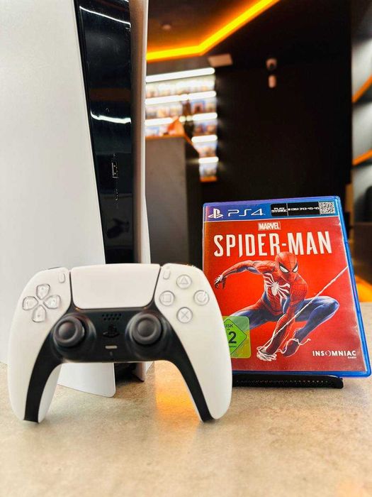 Sony PlayStation 5 Blu-ray 825gb + гра Spider-Man в подарунок!