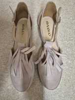 Buty Saway skóra naturalna, jasny fiolet r. 40