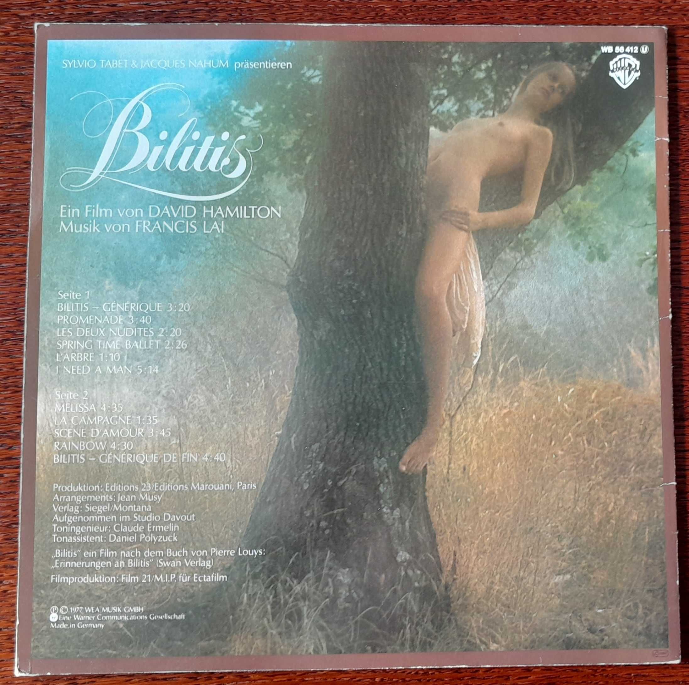 LP Winyl Francis Lai Soundtrack ,,Bilitis,, (NM-)