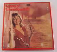 Caixa Discos Vinil 11 LPs Festival of International Hits Anos 60/70