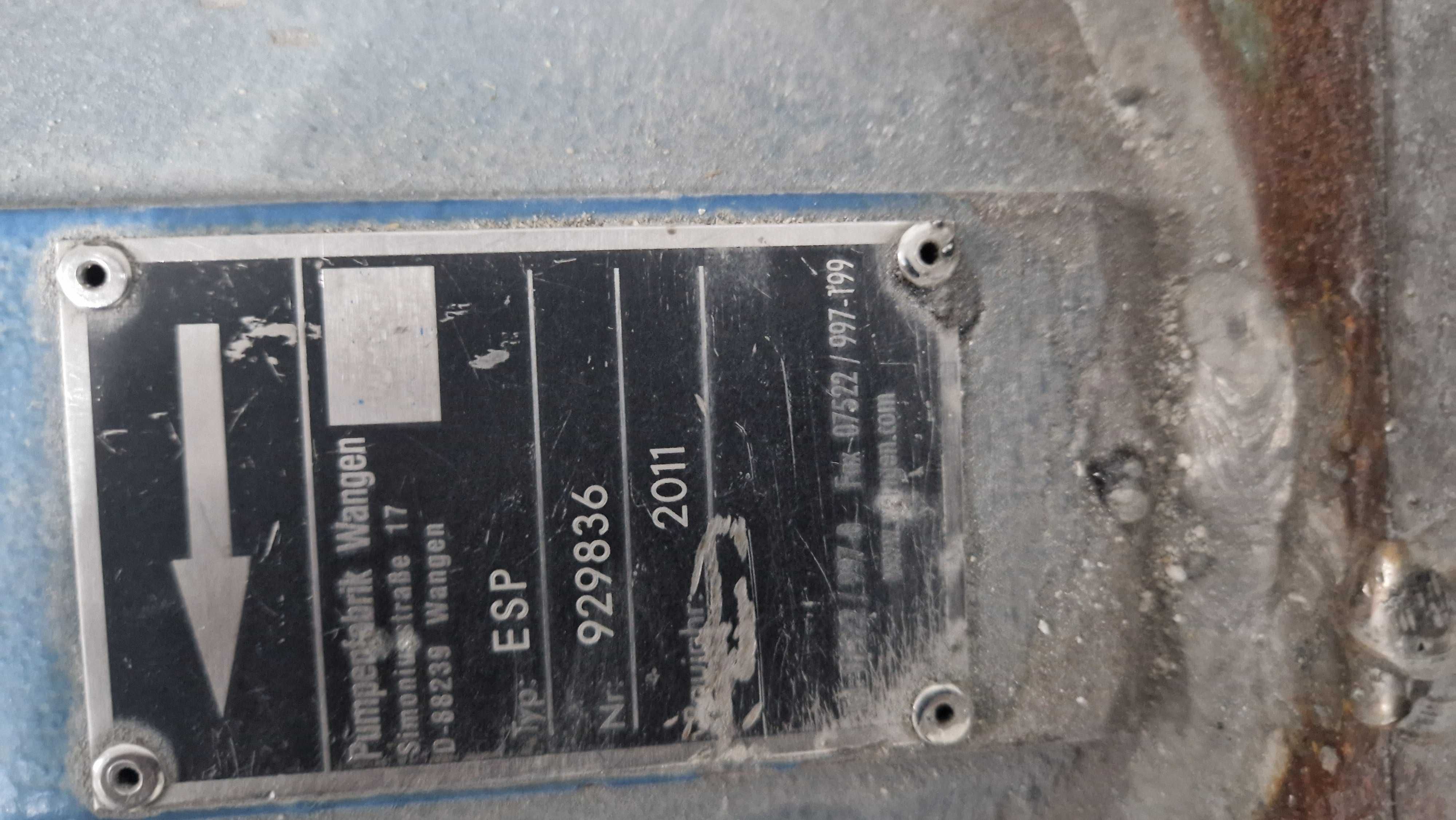 Pompa SAW Kw 9.2 typ ESP