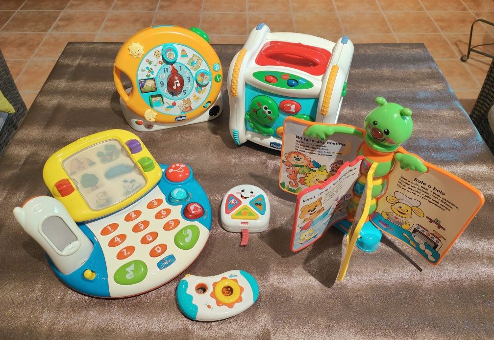 6 brinquedos da Chicco e Fisher Price