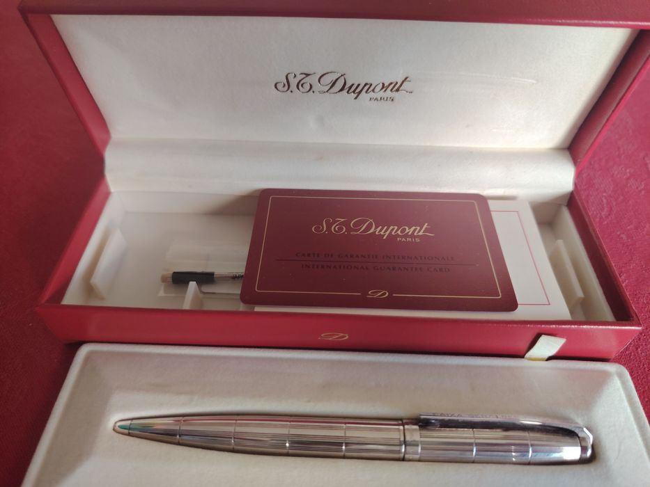 Caneta Dupont em prata