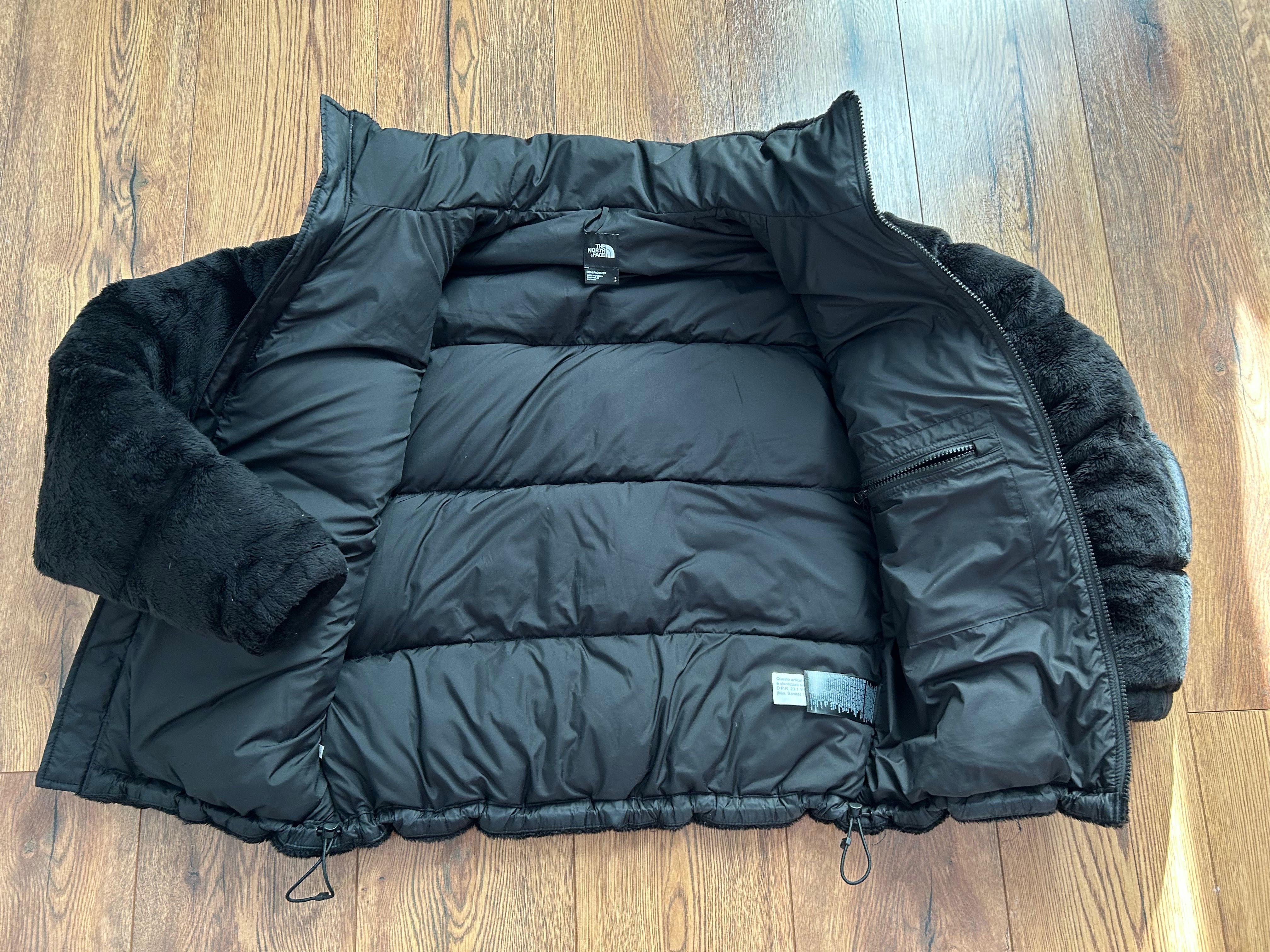 The North Face Versa Nuptse Down czarna welurowa S męskie M damskie