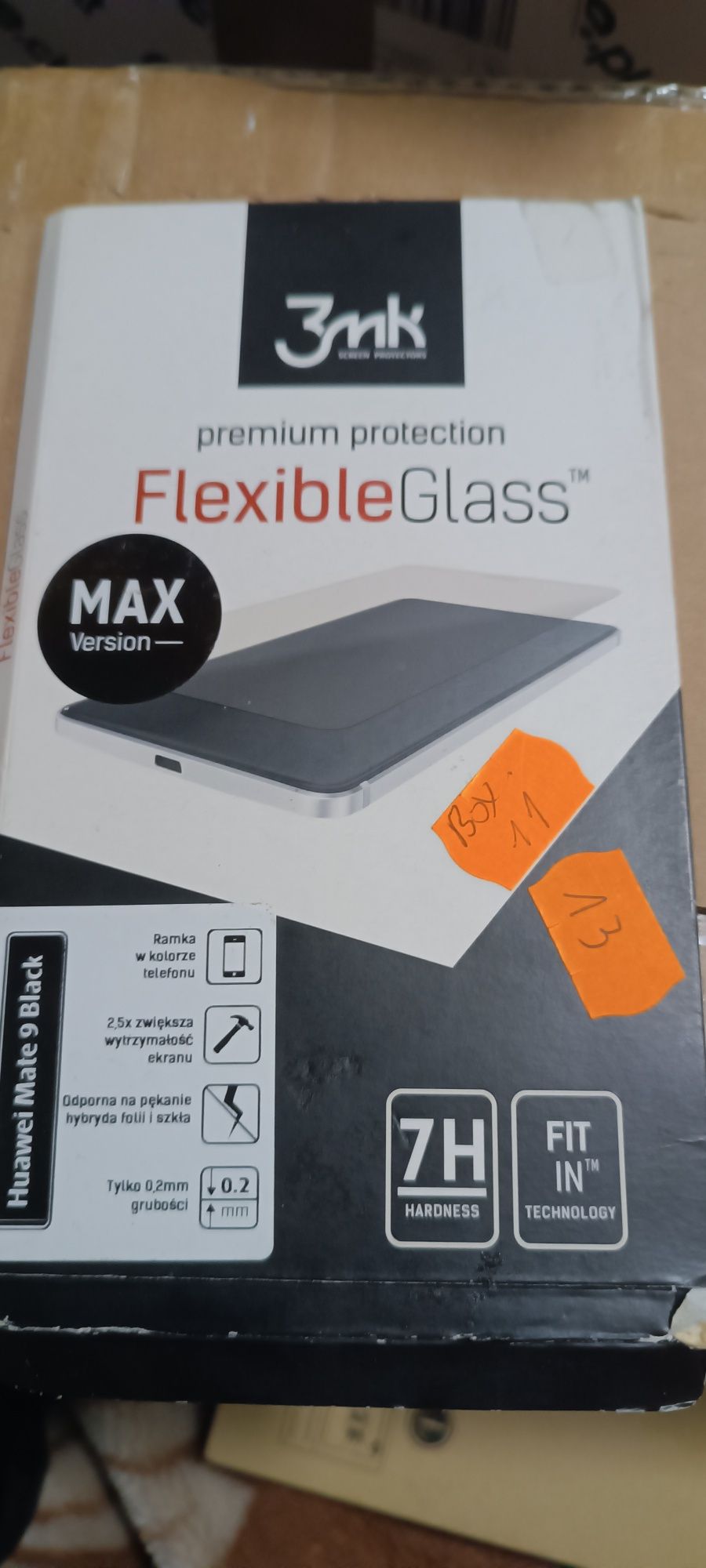 Szkło 3mk Flexible Glass MAX do Huawei Mate 9 Black