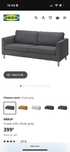 IKEA PARUP Sofa 3 Lugares