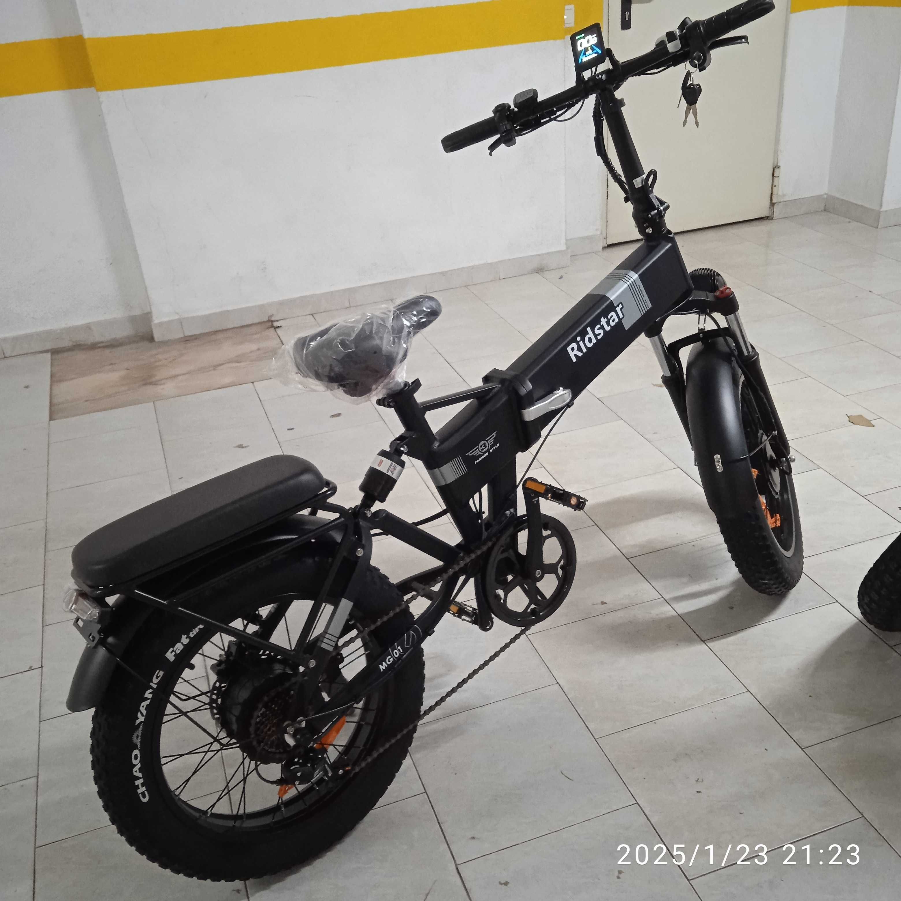Bicicleta elétrica Nova, 2 motores, 2000 W, 23 Ah. 0 Km.