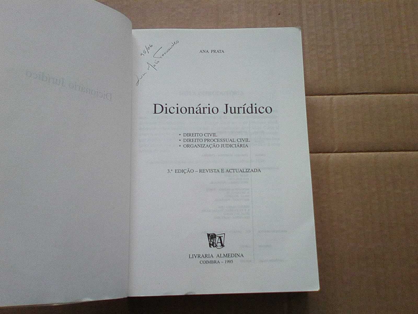 Dicionário Jurídico - Ana Prata