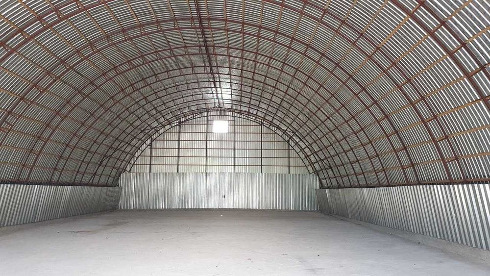 Ангар арочний каркасний від 2100 грн. Зерносклад під ключ по Україні