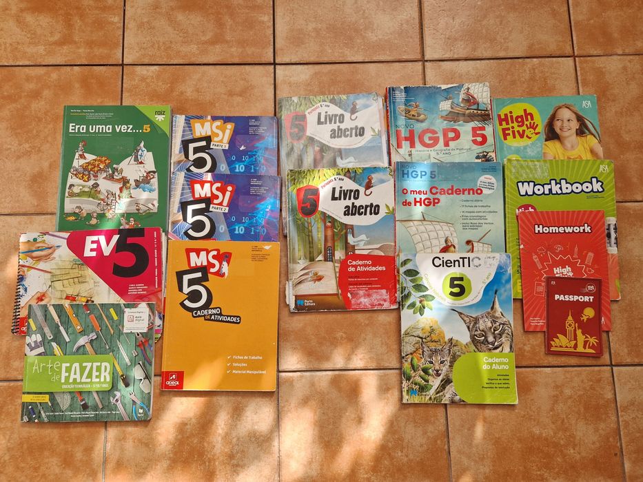 Livros+manuals  5 ° ano
