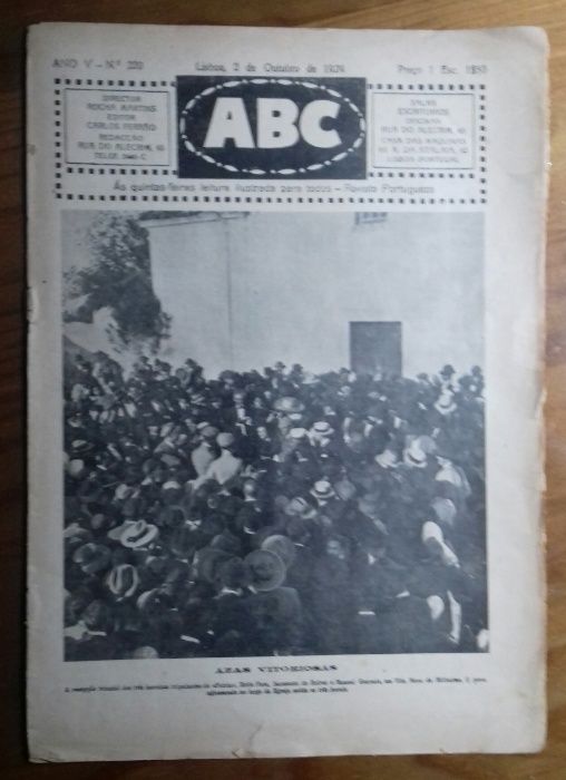Jornal ABC de Outubro de 1924