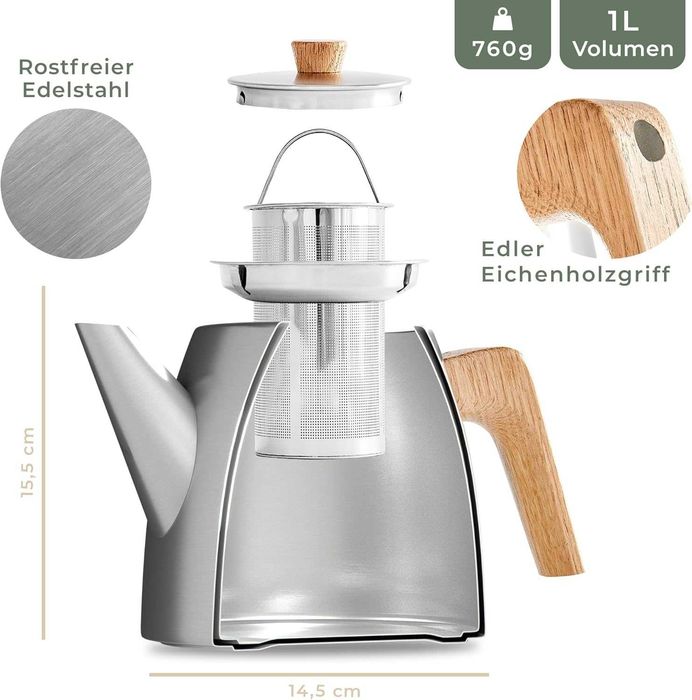 Nowy dzbanek do herbaty / imbryk / dzban / zaparzacz / WALDWERK!A3078!