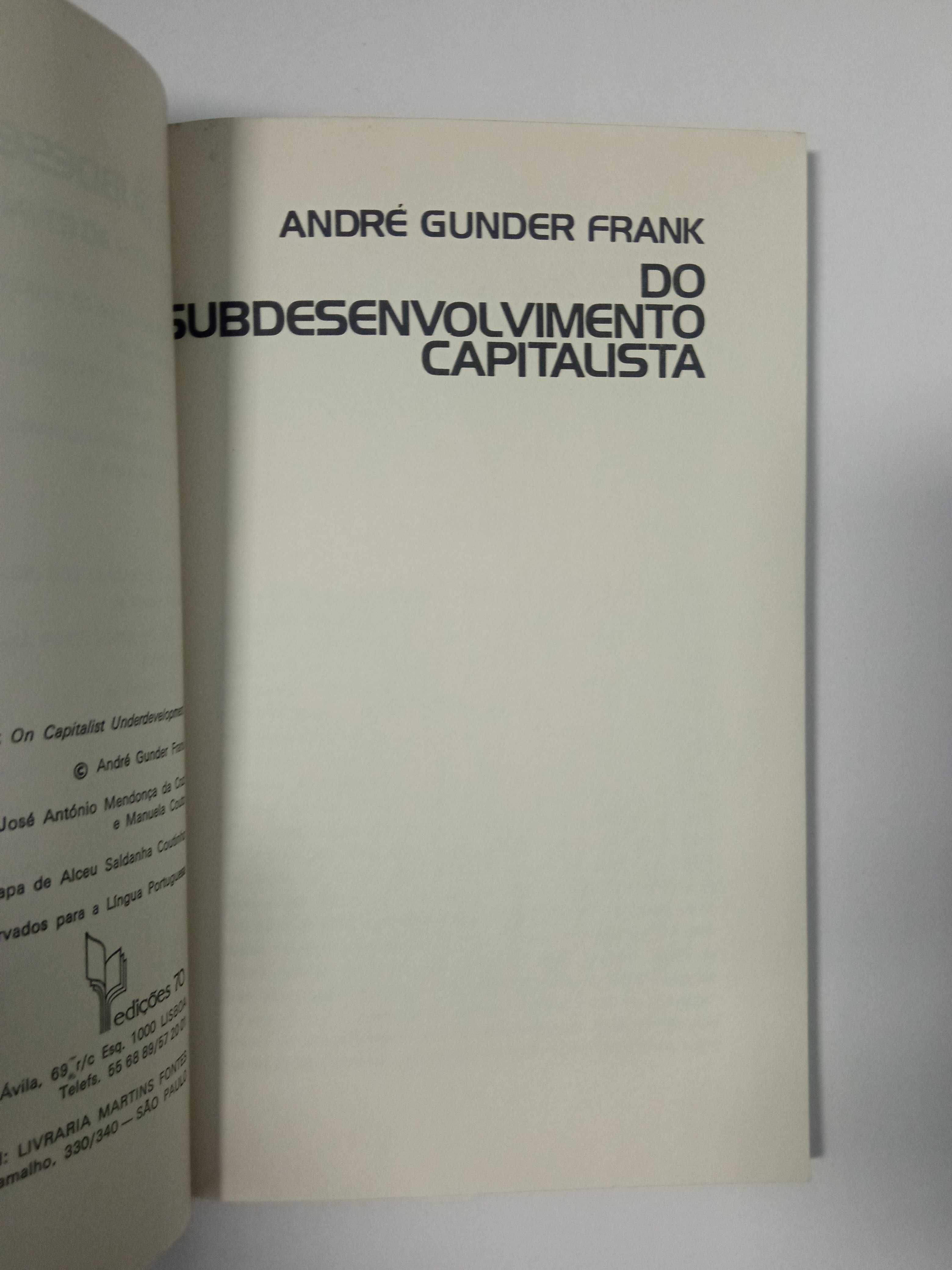 Do subdesenvolvimento capitalista, de André Gunder Frank
