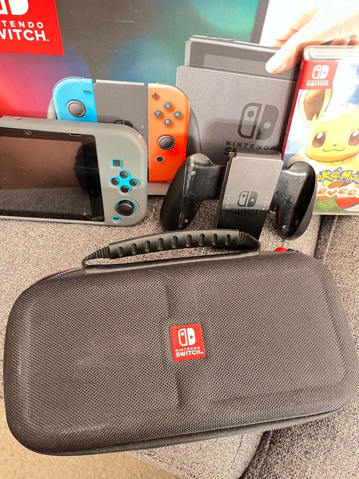 Nintendo switch+ assessórios+ jogos.