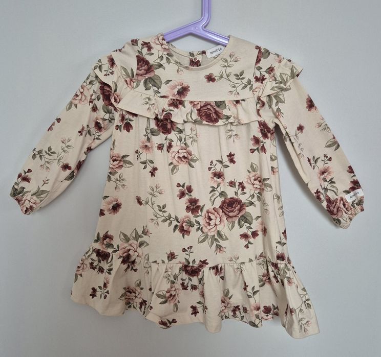 Sukienka w kwiatki dla dziewczynki Newbie 92