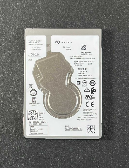 Dysk twardy Seagate FireCuda 2.5" 500GB SATA III 2,5"