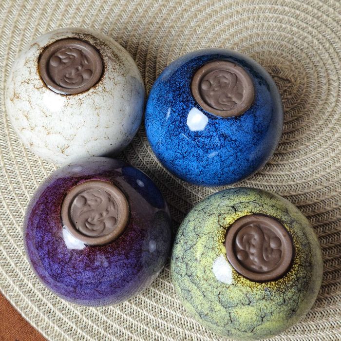 Керамическая пиала 110мл +❱ Яйцо дракона ❰+ для чайной церемонии