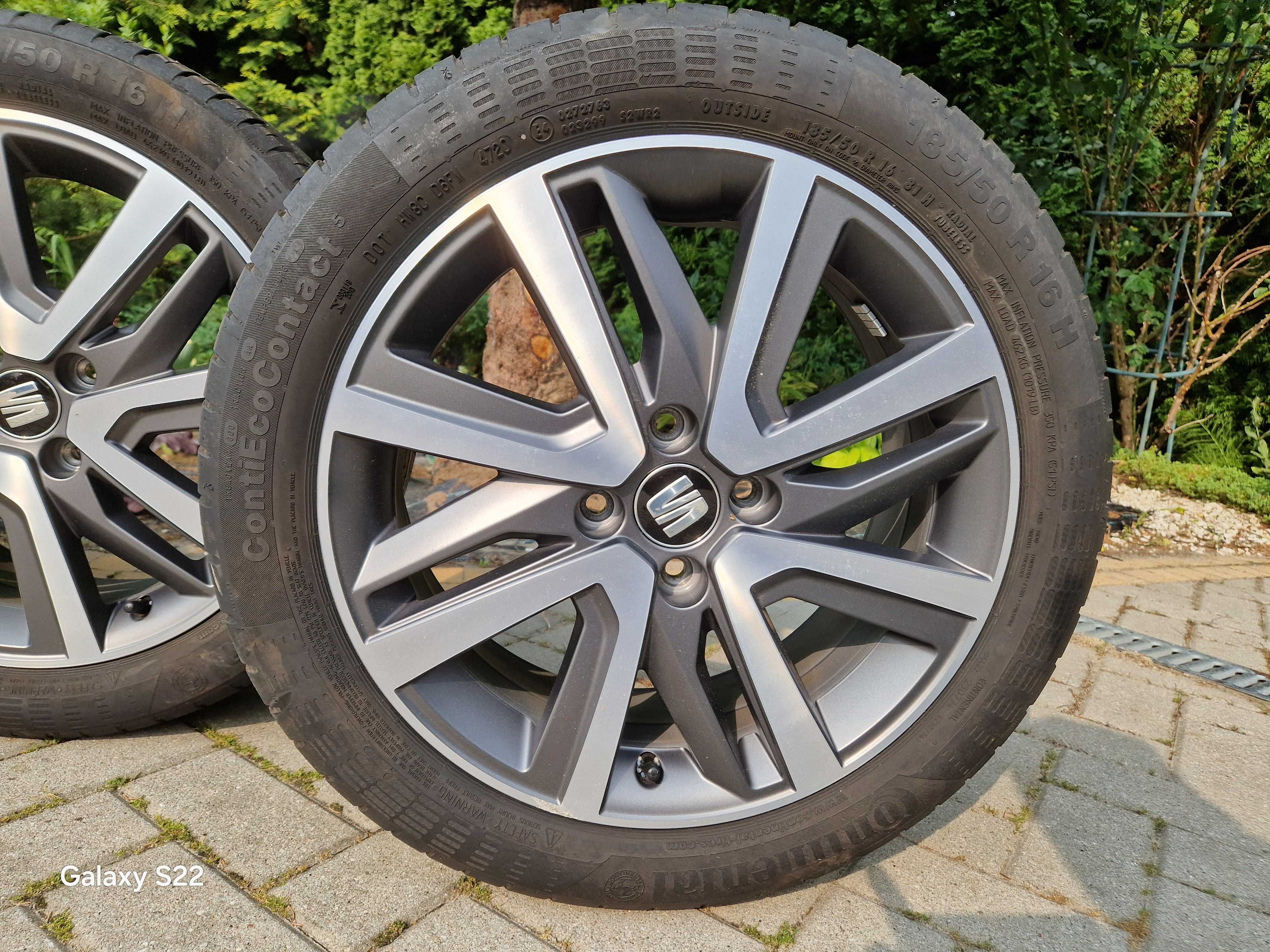 Koła letnie felgi aluminiowe seat mii 16" 4x100