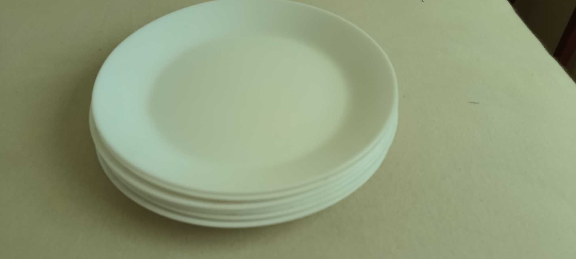 Ikea, 6 x talerzyki białe