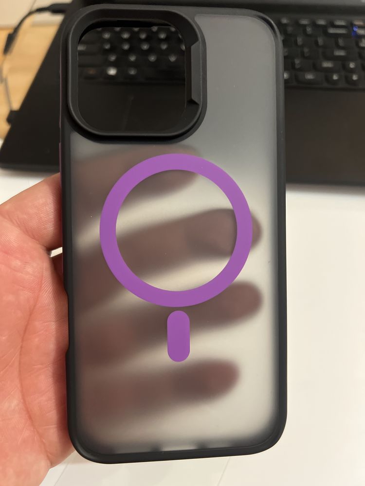 Etui Neo Magsafe iPhone 16 Pro Max + szkło ochronne